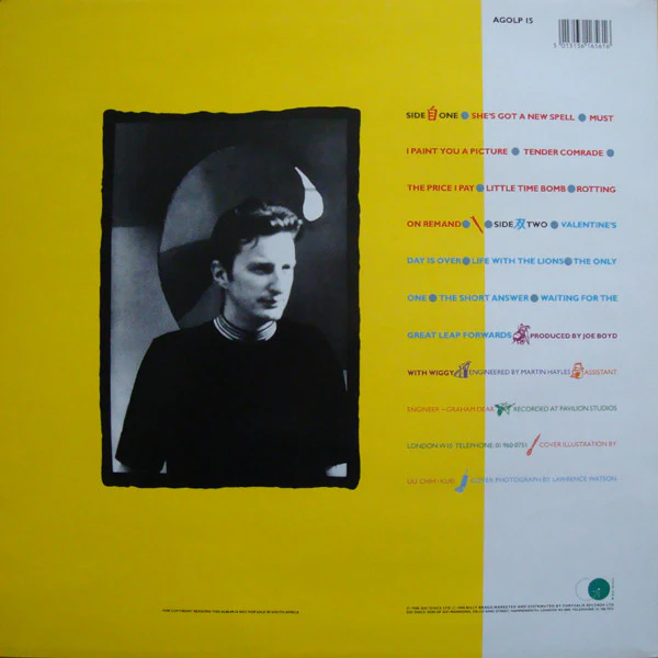 BILLY BRAGG, Workers Playtime (GO! Discs; AGOLP 15, UK 1988, Inner) LP VG/VG - Image 2