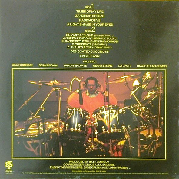 BILLY COBHAM, Powerplay (GRP; GRP 91027, Switzerland 1986, Inner) LP VG/VG+ - Image 2