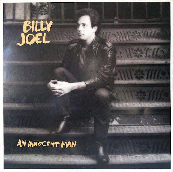 BILLY JOEL, An Innocent Man (CBS Orange/Yellow Family Productions Logo; CBS 25554, Europe 1983, Inner) LP VG/VG