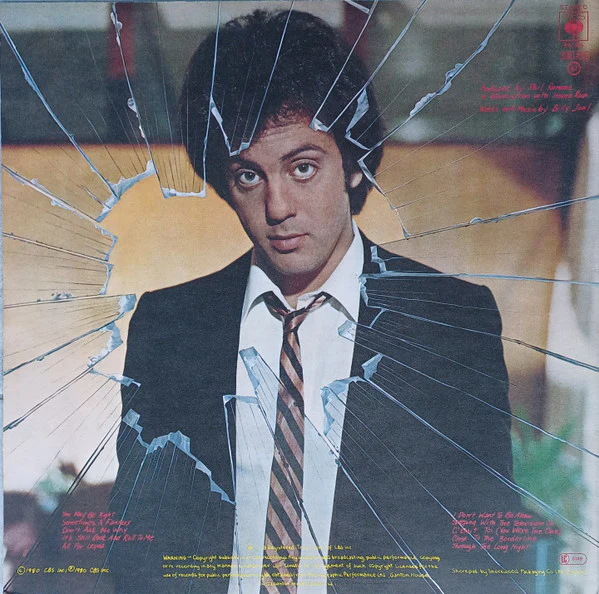 BILLY JOEL, Glass Houses (CBS Orange/Yellow With Family Produtions Logo At 6 O'Clock; CBS 86108, UK 1980, Inner, Side A Timtom cut, Side B TY Cut) LP VG+/VG - Image 2