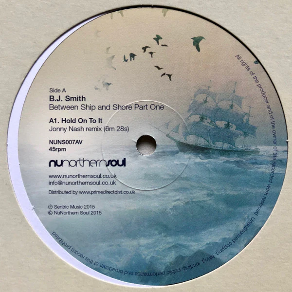 B.J. SMITH, Between Ship And Shore Part One (NuNorthernSoul ; NUNS007AV, UK 2015, Company Sleeve) 12" VG/VG - Image 3
