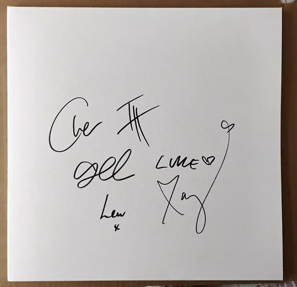 BLACK COUNTRY, NEW ROAD, Forever Howlong (Ninja Tune; none, UK 2025, White Label, Gatefold, Card & Envelope, 140 Gram Vinyl, Signed plain white sleeve, Ltd to 500) 2xLP VG+/VG+