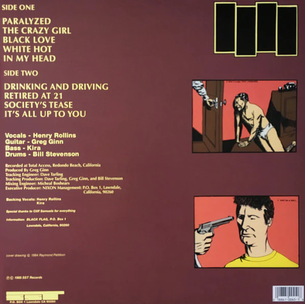 BLACK FLAG, In My Head (SST Records; SST 045, US 2000s Reissue) LP NEW/NEW - Image 2