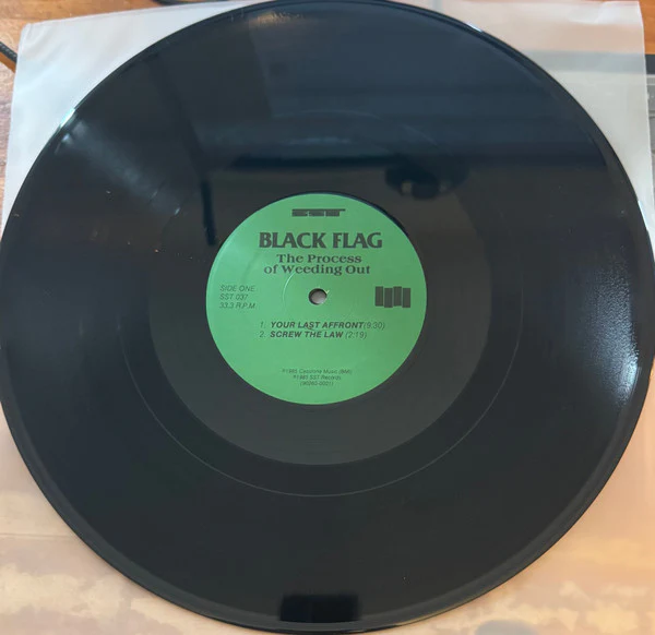 BLACK FLAG, The Process Of Weeding Out (SST Records; SST 037, US 2000s Reissue, Picture Sleeve) 12" EP NEW/NEW - Image 3