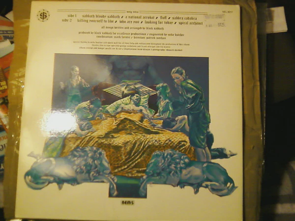 BLACK SABBATH, Sabbath Bloody Sabbath (NEMS; NEL 6017, France 1980 Reissue, Gatefold, One Small Pressing Ring, Made in France On Labels) LP VG/VG - Image 2