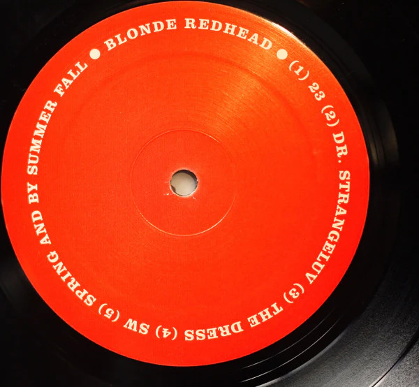 BLONDE REDHEAD, 23 (4AD; CAD 2717, US 2007, Inner, STERLING Runouts) LP VG/VG+ - Image 3