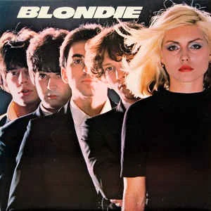 BLONDIE, Blondie (Chrysalis Blue/White; CHR 1165, UK 1977 Reissue, No "Tone" In Runouts) LP VG+/VG+