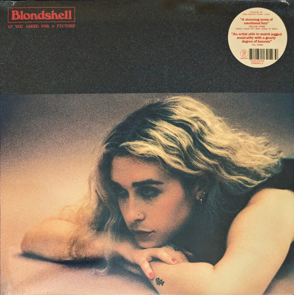 BLONDSHELL, If You Asked For A Picture (Partisan Records; PTSN3054-3, Worldwide 2025, Inner, Poster, Coke Bottle Clear Vinyl) LP NEW/NEW