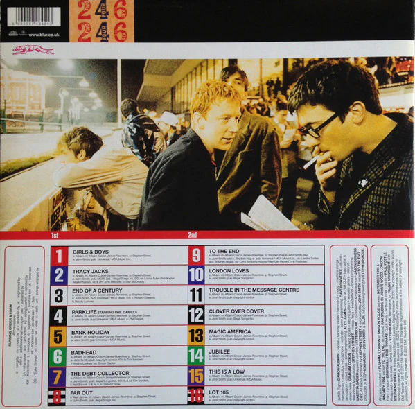 BLUR, Parklife (Food; FOODLPX10, UK 2018 Reissue, Gatefold, Inners, 180 Gram Vinyl) 2xLP NEW/NEW - Image 2
