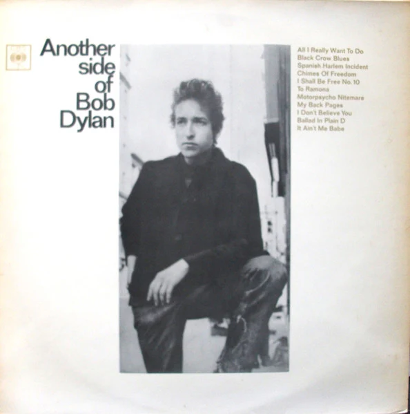 BOB DYLAN, Another Side Of Bob Dylan (CBS Orange (33 1/3 On Label); 62429, UK 1968, Laminated Front Sleeve, Stereo Text at Bottom of Rear Sleeve, No Printing Credit) LP VG+/VG+