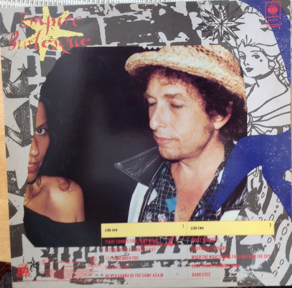 BOB DYLAN, Empire Burlesque (CBS; 86313, UK 1985, Inner) LP VG/VG+ - Image 2