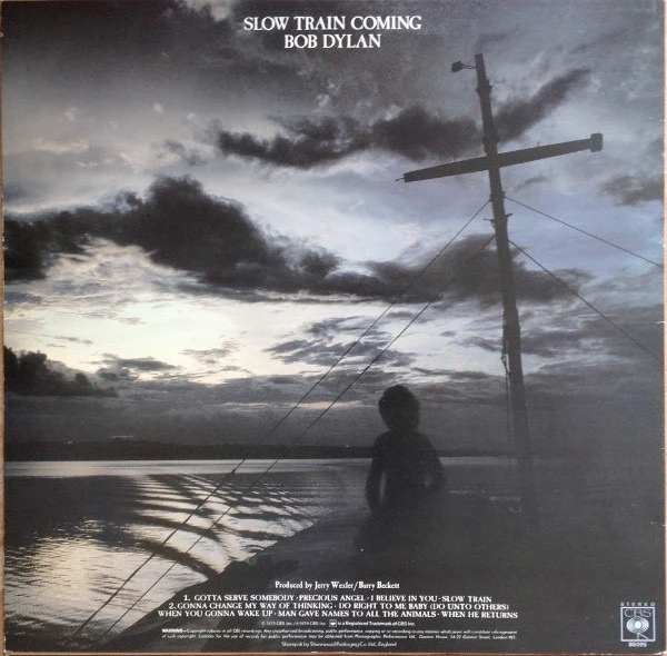 BOB DYLAN, Slow Train Coming (CBS; S CBS 86095, UK 1979, Inner) LP VG+/VG - Image 2