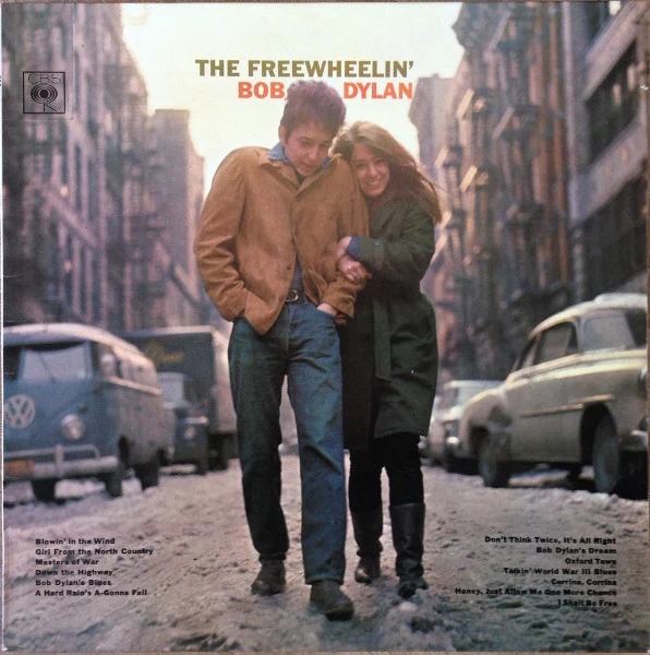 BOB DYLAN, The Freewheelin' Bob Dylan (CBS Smooth Orange (33 1/3 On Label); 62193, UK 1973 Reissue, Non-Flipback Laminated Front E.J. Day Sleeve, Stereo) LP VG/G+