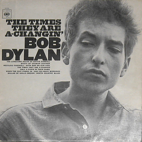 BOB DYLAN, The Times They Are A-Changin' (CBS Smooth Orange (33 1/3 On Label); 62251, UK 1970s Reissue, Non-Laminated Non-Flipback Sleeve, Stereo. A4/B5 Matrix), SALE - Up to 50% Off the Ori LP VG/VG+