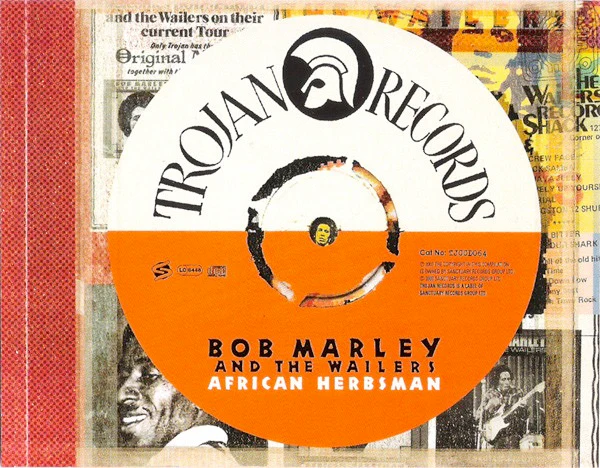 BOB MARLEY AND THE WAILERS*, African Herbsman (Trojan Records; TJCCD064, UK ) CD VG+/VG+ - Image 3