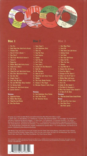 BOB MARLEY AND THE WAILERS, Fy-Ah, Fy-Ah (Universal; 0602498679654, Europe 2004, Book Sleeve) 3xCD VG/VG+ - Image 2