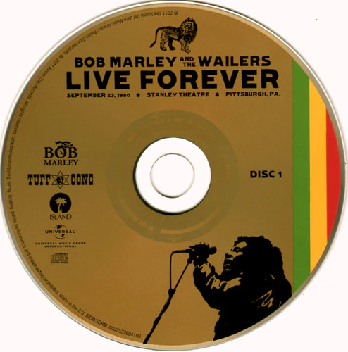BOB MARLEY AND THE WAILERS*, Live Forever (September 23, 1980, Stanley Theatre, Pittsburgh, PA.) (Tuff Gong; 0602527470115, Europe 2011, Gatefold) 2xCD VG/VG - Image 3