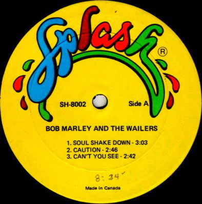 BOB MARLEY AND THE WAILERS, Shakedown (Splash; SH-8002, Canada 1979 Reissue) LP VG/VG - Image 3