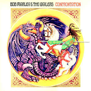 BOB MARLEY & THE WAILERS, Confrontation (Island Records / Tuff Gong; ILPS 9760, UK 1983, Gatefold, Company Inner) LP EX/EX