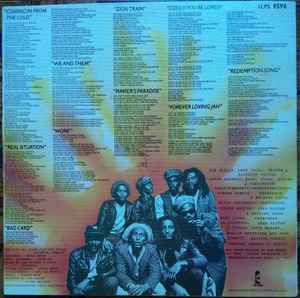 BOB MARLEY & THE WAILERS, Uprising (Island Records; ILPS 9596, UK 1980, Textured Sleeve) LP VG/VG+ - Image 2