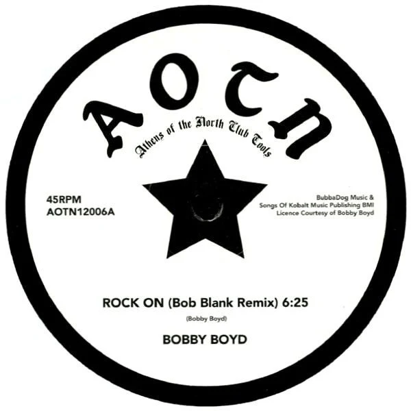 BOBBY BOYD, Rock On (Athens Of The North; AOTN12006, UK 2018) 12" NEW/NEW
