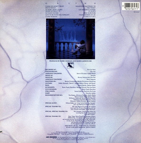 BOBBY WOMACK, So Many Rivers (MCA Records; MCA-5617, US 1985) LP EX/M - Image 2