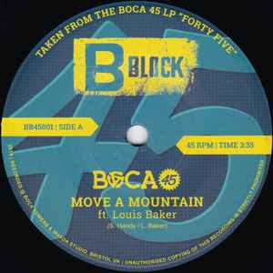 BOCA 45, Move A Mountain / Bryan Munich Theme (B Block; BB45001a, UK & Europe 2019), SALE - Up to 50% Off the Original Price 7" /VG+