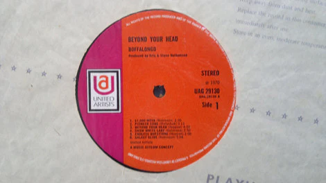 BOFFALONGO, Beyond Your Head (United Artists Records; UAG 29130, UK 1970, Textured Gatefold Sleeve), SALE - Up to 50% Off the Original Price  LP VG/G - Image 3
