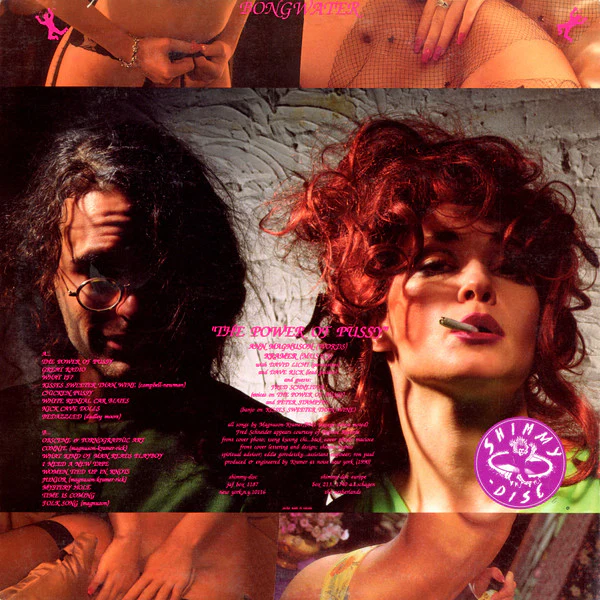 BONGWATER, The Power Of Pussy (Shimmy Disc; shimmy 040, US 1990) LP VG/VG+ - Image 2
