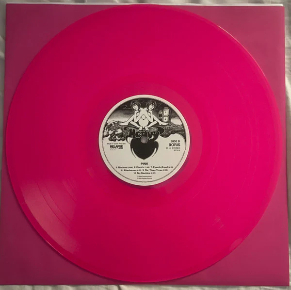 BORIS, Pink (Relapse; RR76181, Europe 2025 Reissue, Die-Cut Slipcase, Neon Magenta Vinyl. Etching on Side D. With CD.) 2xLP NEW/NEW - Image 2
