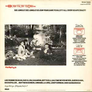 BOW WOW WOW, See Jungle! See Jungle! Go Join Your Gang Yeah, City All Over! Go Ape Crazy! (RCA; RCALP 3000, UK 1981) LP VG+/VG+ - Image 2