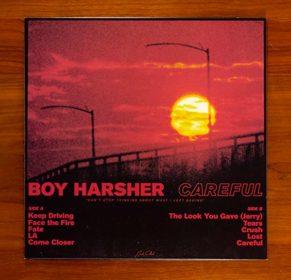 BOY HARSHER, Careful (Nude Club Records; NUDE5LP, Europe 2019, Standard Sleeve, Insert, Black Vinyl), SALE - Up to 50% Off the Original Price  LP NEW/NEW - Image 2