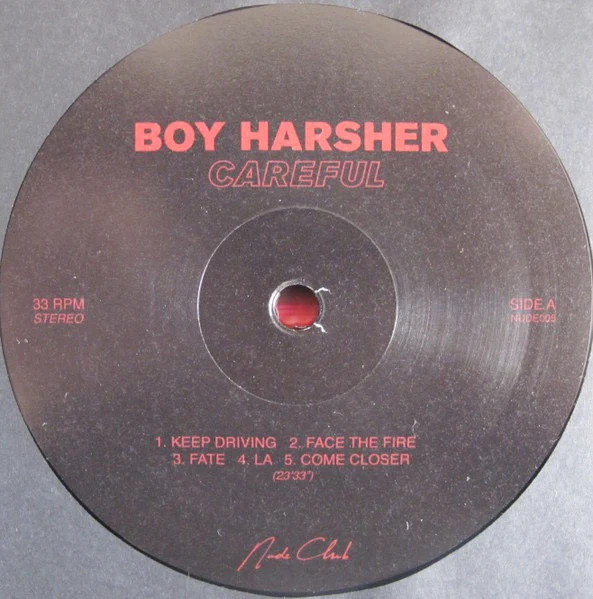 BOY HARSHER, Careful (Nude Club Records; NUDE5LP, Europe 2019, Standard Sleeve, Insert, Black Vinyl), SALE - Up to 50% Off the Original Price  LP NEW/NEW - Image 3