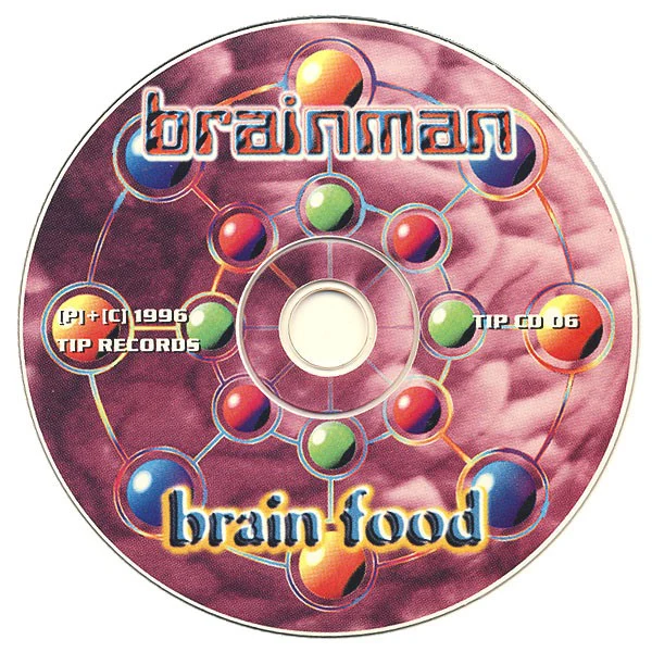 BRAINMAN, Brain Food (TIP Records; TIP CD 06, UK 1996, Jewel Case) CD VG+/VG+ - Image 3