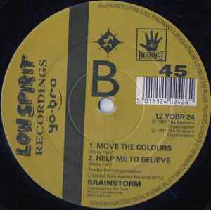 BRAINSTORM, Rock The House (Yo*Bro Recordings ; 12 YOBR 24, UK 1991, Die Cut Company Sleeve) 12" G+/VG+ - Image 2
