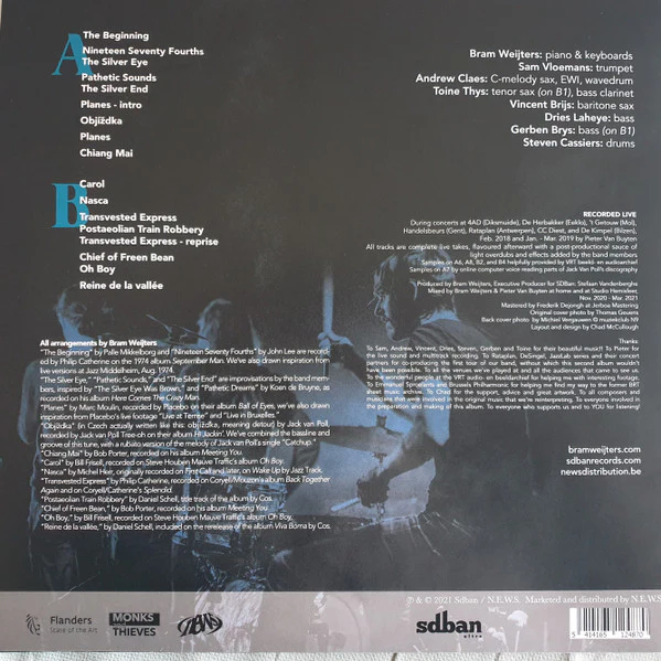 BRAM WEIJTERS' CRAZY MEN, The Return (Sdban Ultra; SDBANULP20, Belgium 2021), SALE - Up to 50% Off the Original Price  LP EX/EX - Image 2