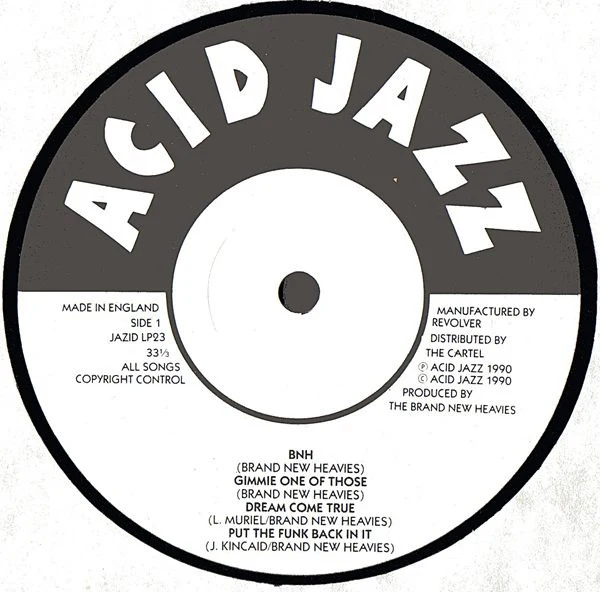 BRAND NEW HEAVIES, Brand New Heavies (Acid Jazz; JAZID LP23, UK 1990) LP VG/G+ - Image 3