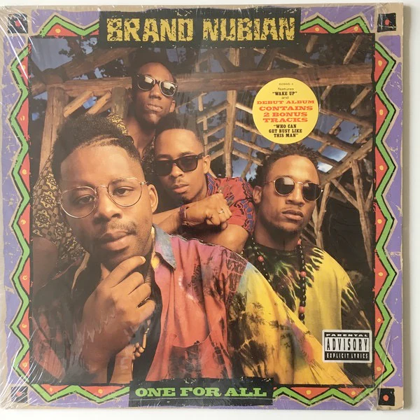 BRAND NUBIAN, One For All (Elektra; 9 60946-1, US 1990) LP VG/G+