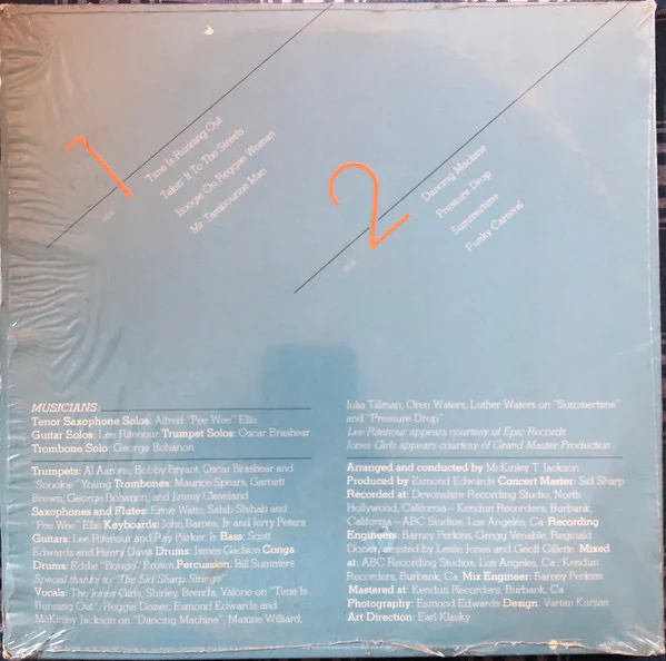 BRASS FEVER, Time Is Running Out (ABC Impulse!; ASD-9319, US 1976, Company Inner) LP VG/VG - Image 2