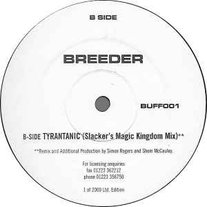 BREEDER, New York FM / Tyrantanic (Rhythm Syndicate Records ; BUFF001, UK 2001) 12" /VG+ - Image 2