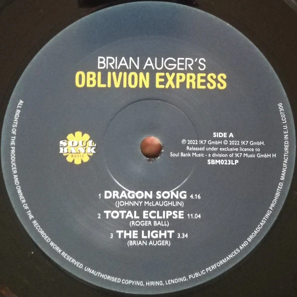 BRIAN AUGER'S OBLIVION EXPRESS, Complete Oblivion (Soul Bank Music; SBM025, Europe 2023, Box Set, Booklet), SALE - Up to 50% Off the Original Price  6xLP VG+/M - Image 3