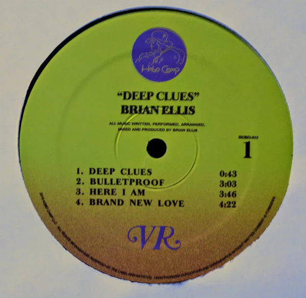 BRIAN ELLIS, Deep Clues (Hobo Camp; HOBO-013, US 2019), SALE - Up to 50% Off the Original Price LP VG+/VG+ - Image 3