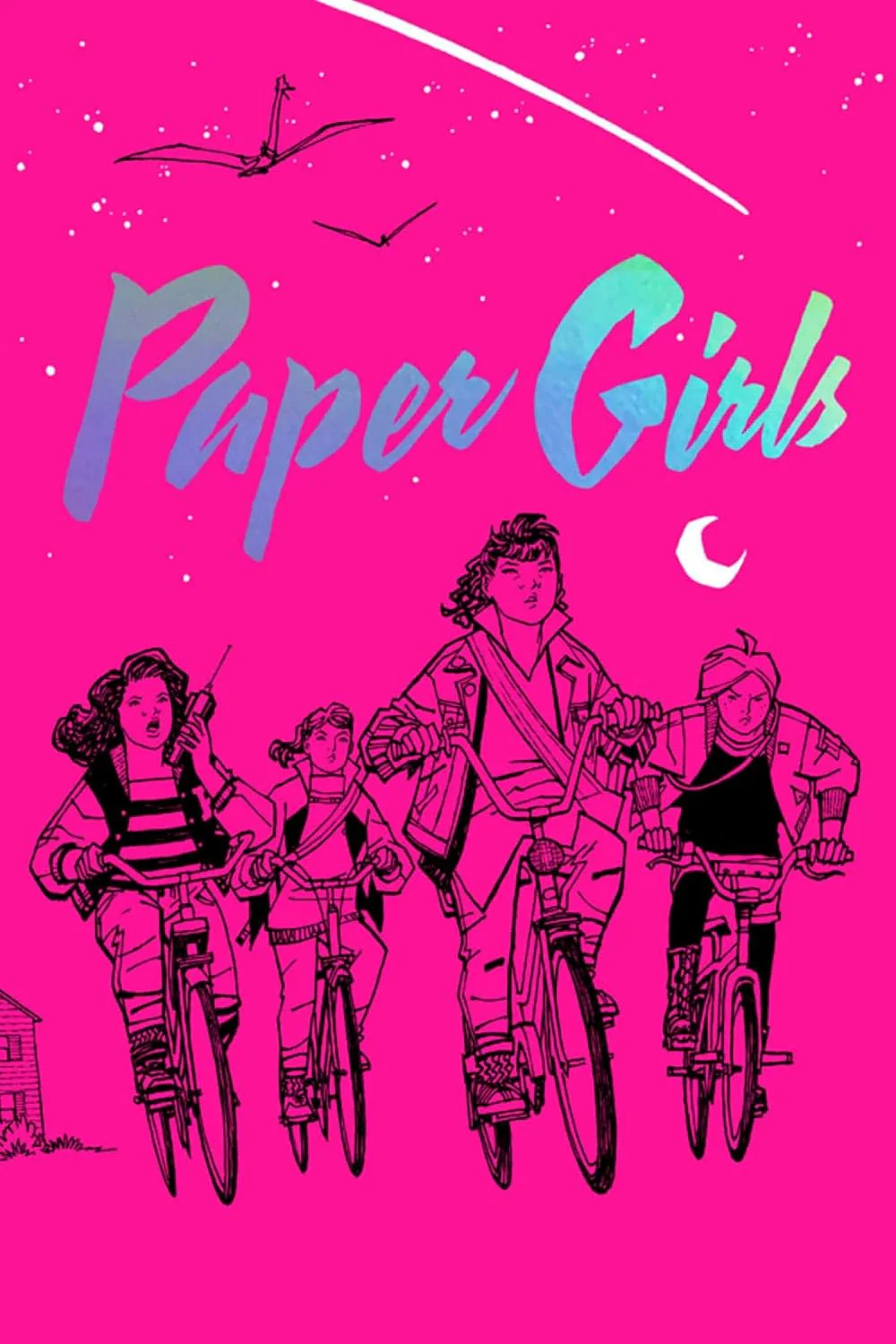 BRIAN K VAUGHAN, Paper Girls Deluxe Edition Volume 1 (Image; , US 2017) Book VG+/VG+