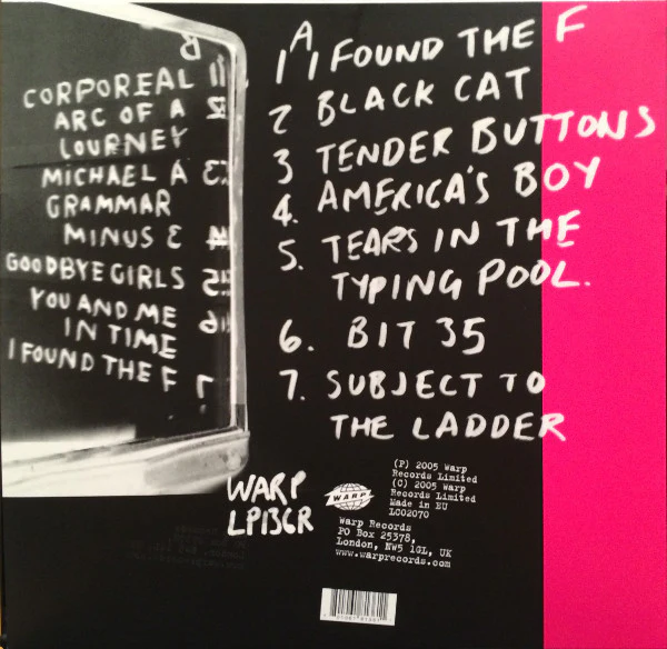 BROADCAST, Tender Buttons (Warp Records; WARP LP136R, UK 2015 Reissue, Inner) LP VG+/VG+ - Image 2
