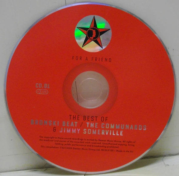 BRONSKI BEAT / THE COMMUNARDS & JIMMY SOMERVILLE, For A Friend (The Best Of Bronski Beat / The Communards & Jimmy Somerville) (Music Club Deluxe; MCDLX100, Europe 2009, Card Slipcase with Je 2xCD VG+/VG+ - Image 3