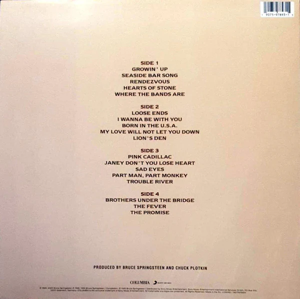 BRUCE SPRINGSTEEN, 18 Tracks (Columbia; 19075978931, Europe 2020 Reissue, 2 Inners) 2xLP VG+/EX - Image 2
