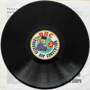 BRUSSELS RAP CONVENTION, BRC - Brussels Rap Convention Volume 1 (Indisc; NR 3662, Belgium 1990, Picture Sleeve, Inner) LP G+/G+ - Image 3