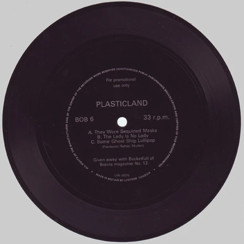 BUCKETFULL OF BRAINS, Bucketfull of Brains #12 magazine (, Worldwide , Bonus Plasticland fexi-disc 7'') Book /VG - Image 2