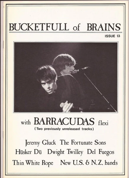 BUCKETFULL OF BRAINS, Bucketfull of Brains #13 magazine (, Worldwide , Bonus Barracudas fexi-disc 7'') Book /VG