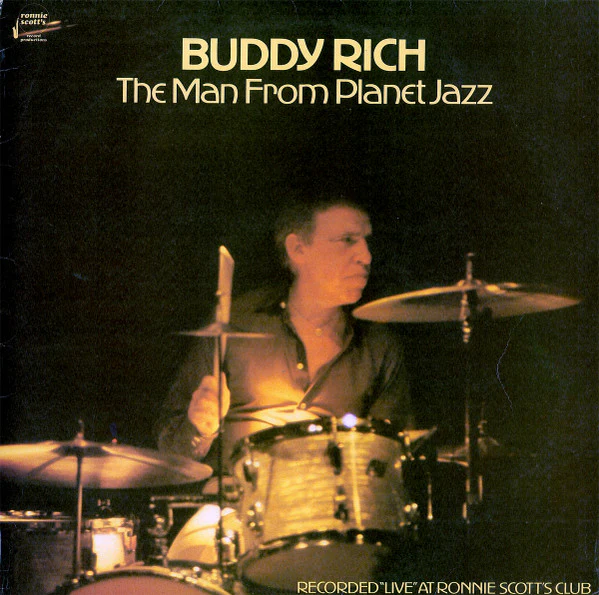 BUDDY RICH, The Man From Planet Jazz (Precision; NSPL 18620, UK 1980, Translucent Red vinyl) LP VG/VG+